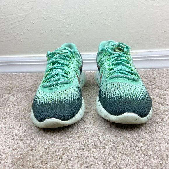 Nike Lunarglide 8 H2O Repel Running Shoes - Green Glow - Picture 3 of 6
